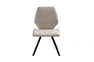 Стул Матэо Черный муар, Микровелюр BRENDY Creame