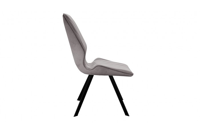 Стул «Матэо» Черный муар, Микровелюр BRENDY Latte