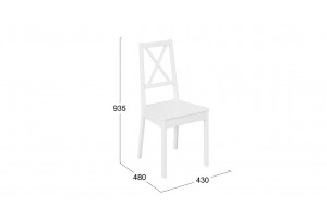 Стул Ника Тип 3 Белый матовый