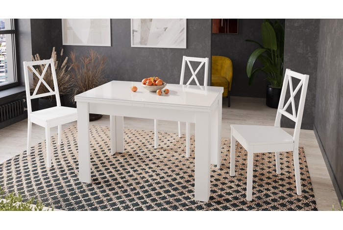 Стул «Ника» Тип 3 - Б-5213 Белый матовый