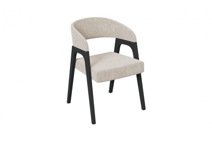 Кресло «Техас 1» - W-101 Черное дерево, тк. №208 Велюр Jercy cream