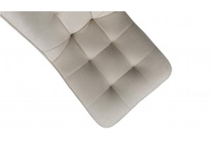 Стул Фредо Черный муар, Микровелюр BRENDY Creame