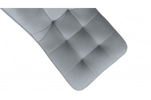 Стул Фредо Черный муар, Микровелюр BRENDY Grey