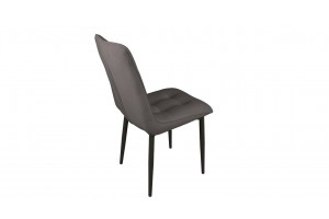 Стул Фредо Черный муар, Микровелюр BRENDY Latte
