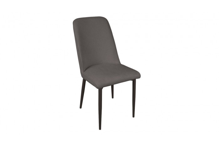 Стул «Шарли» Черный муар, Микровелюр BRENDY Latte