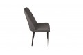 Стул «Шарли» Черный муар, Микровелюр BRENDY Latte
