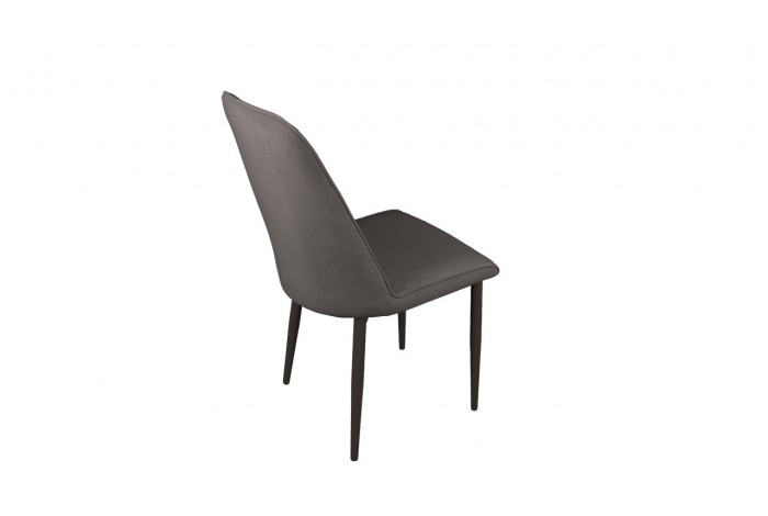 Стул «Шарли» Черный муар, Микровелюр BRENDY Latte