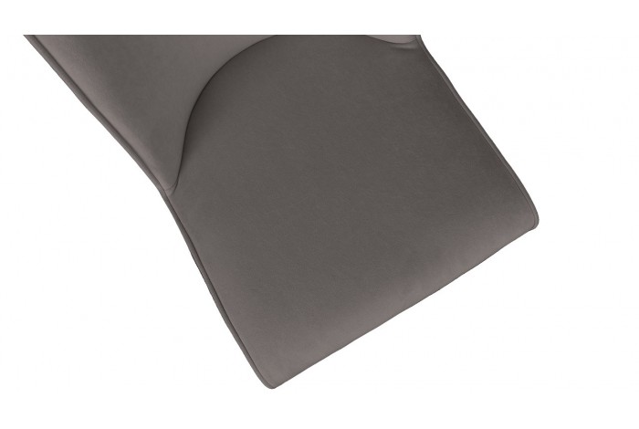 Стул «Шарли» Черный муар, Микровелюр BRENDY Latte