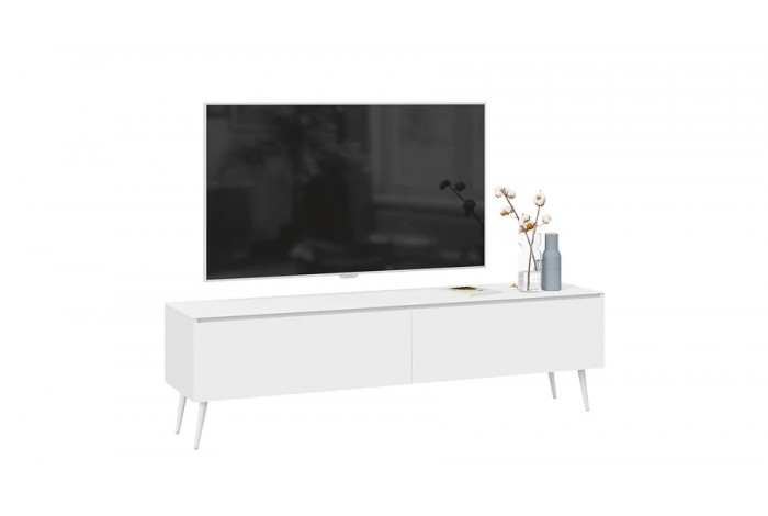 Гостиная «Глосс» №8 - Глосс ГН 319.08 Белый глянец, Стекло Белый глянец, Белый