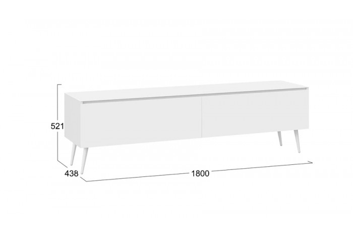 Гостиная «Глосс» №8 - Глосс ГН 319.08 Белый глянец, Стекло Белый глянец, Белый